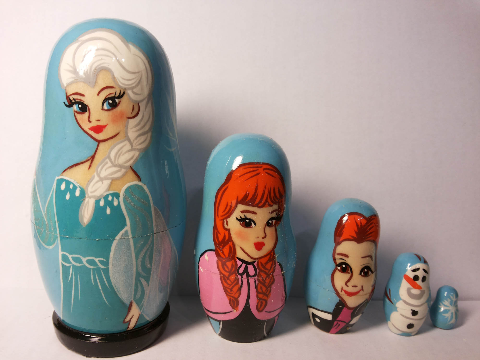 Frozen Elsa Disney Animated Film Matryoshka Russian